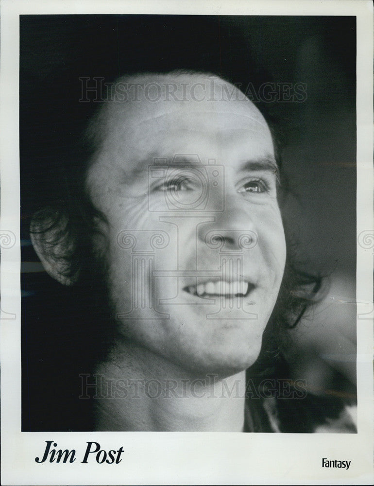 1973 Press Photo Jim Post Musician - Historic Images