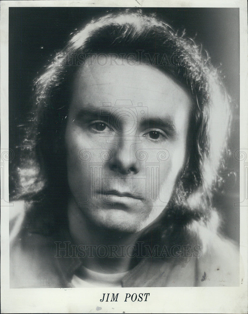 1970 Press Photo Jim Post Musician - Historic Images