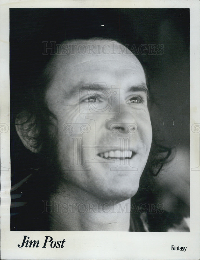 1973 Press Photo Jim Post Musician Earl of Old Town Chicago - Historic Images