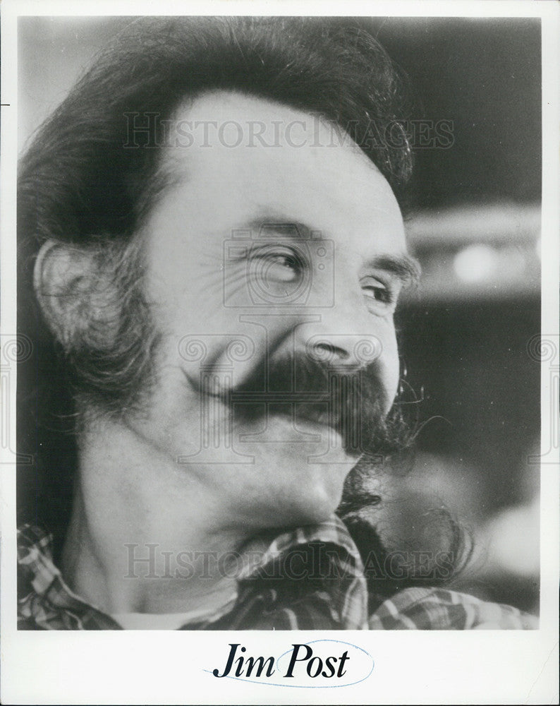 1978 Press Photo Singer Jim Post - Historic Images