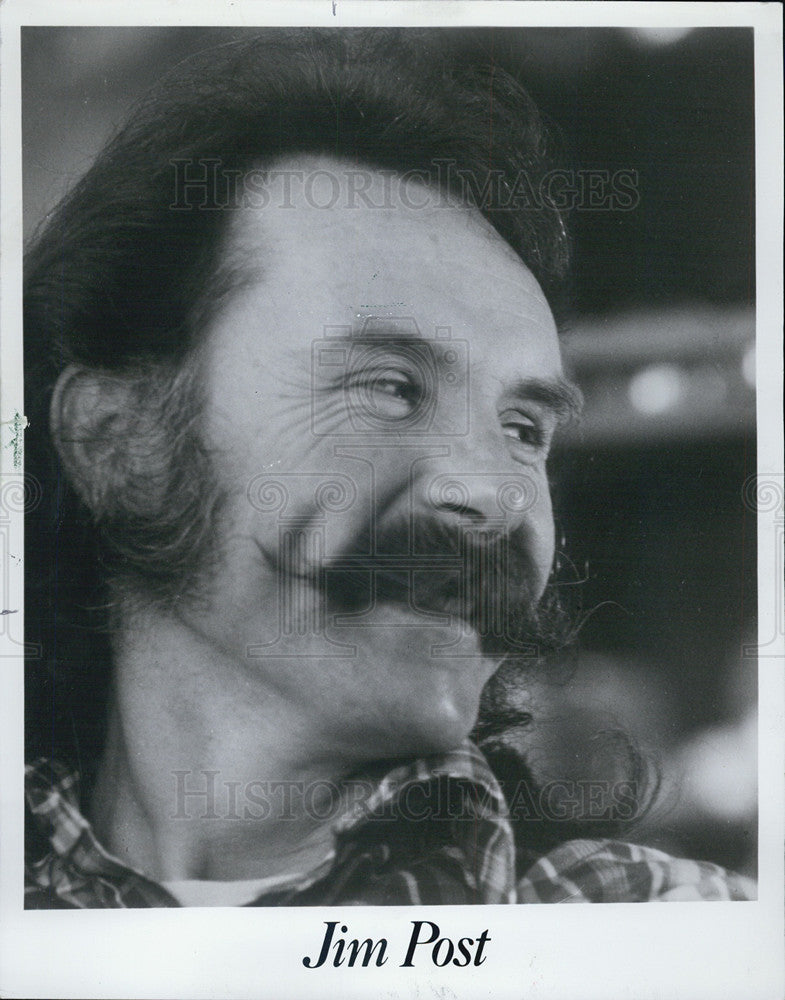 1976 Press Photo of folk music singer Jim Post - Historic Images