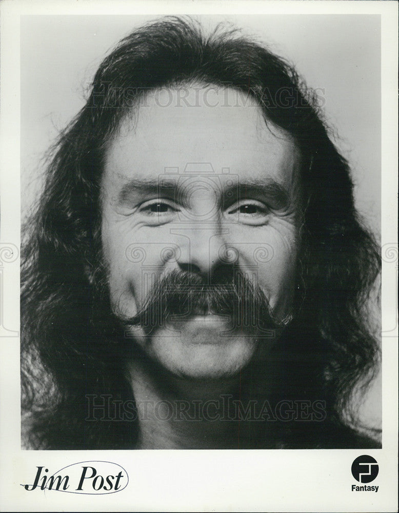 of Folk musician Jim Post 1975 Vintage Press Photo Print - Historic Images