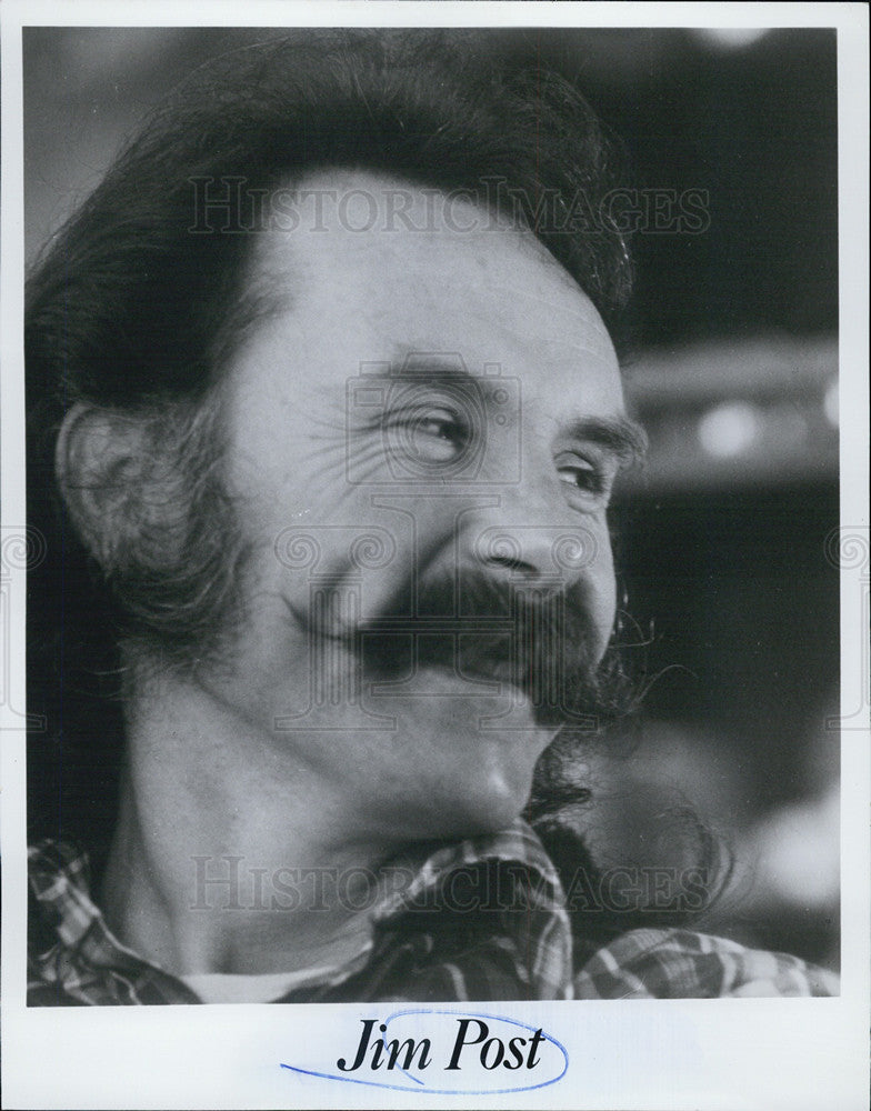 1976 Press Photo of American folk singer-songwriter Jim Post - Historic Images