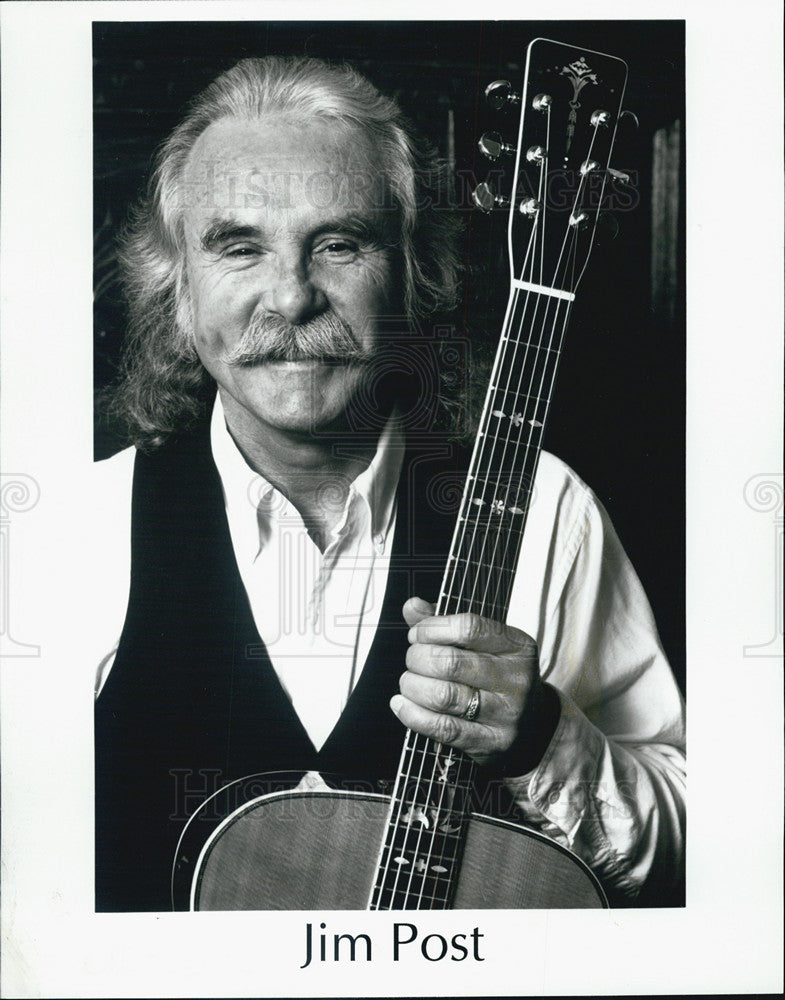 1995 Press Photo Folk singer Jim Post - Historic Images