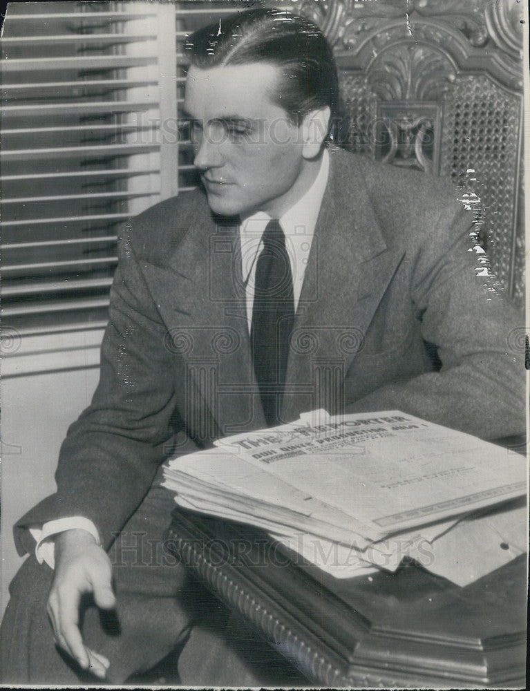 1944 Press Photo Harold Raymond,french actor - Historic Images