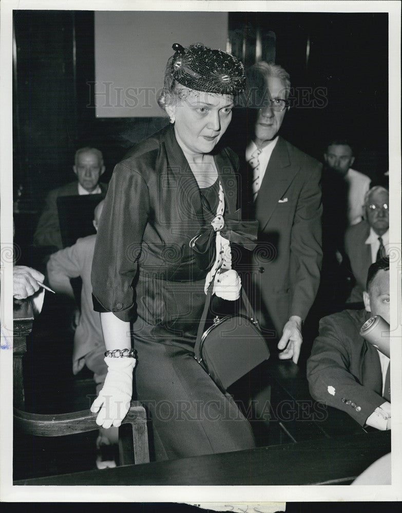 1954 Press Photo Mrs. James Ragen, Jr. - Historic Images