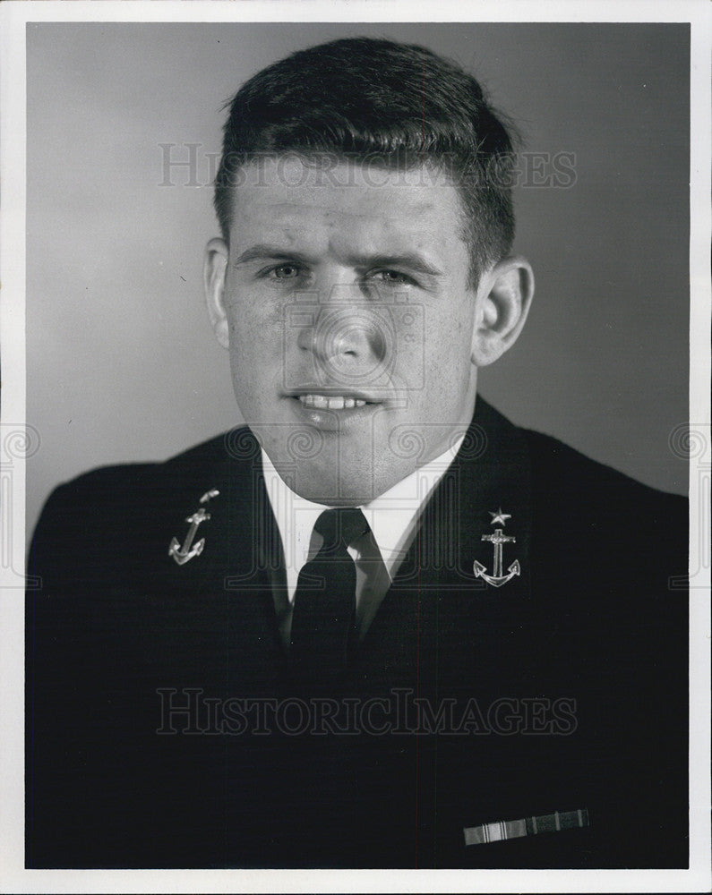 1967 Press Photo Midshipman Richard W Mies - Historic Images