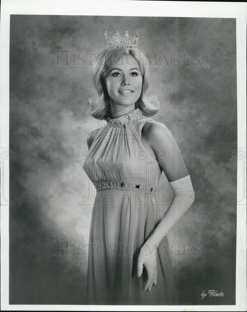 1970 Press Photo Cindi Anne Morgan Miss Wisconsin Miss America - Historic Images