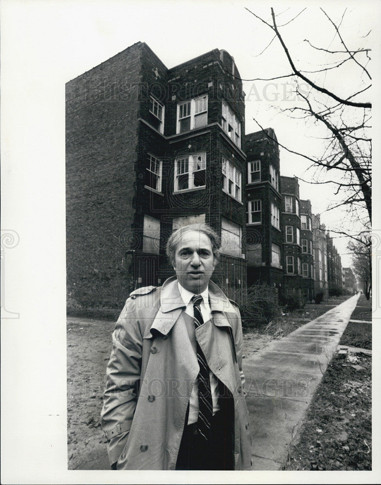 1984 Press Photo Professor Richard Taub University of Chicago Author - Historic Images