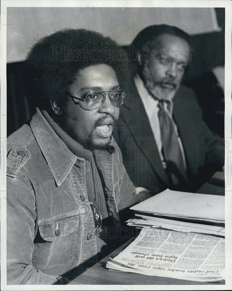 1976 Press Photo Rev. Bernard Taylor, President of the NCLC - Historic Images