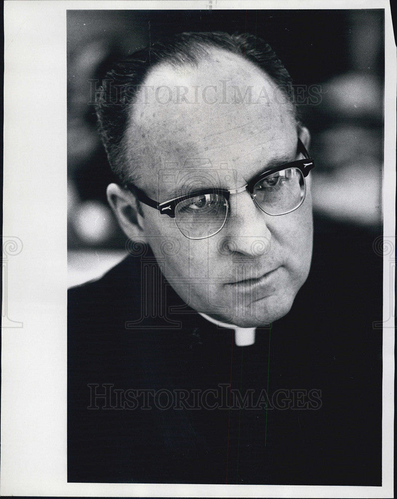 1970 Press Photo Father Ben Morin Returned to Peru - Historic Images