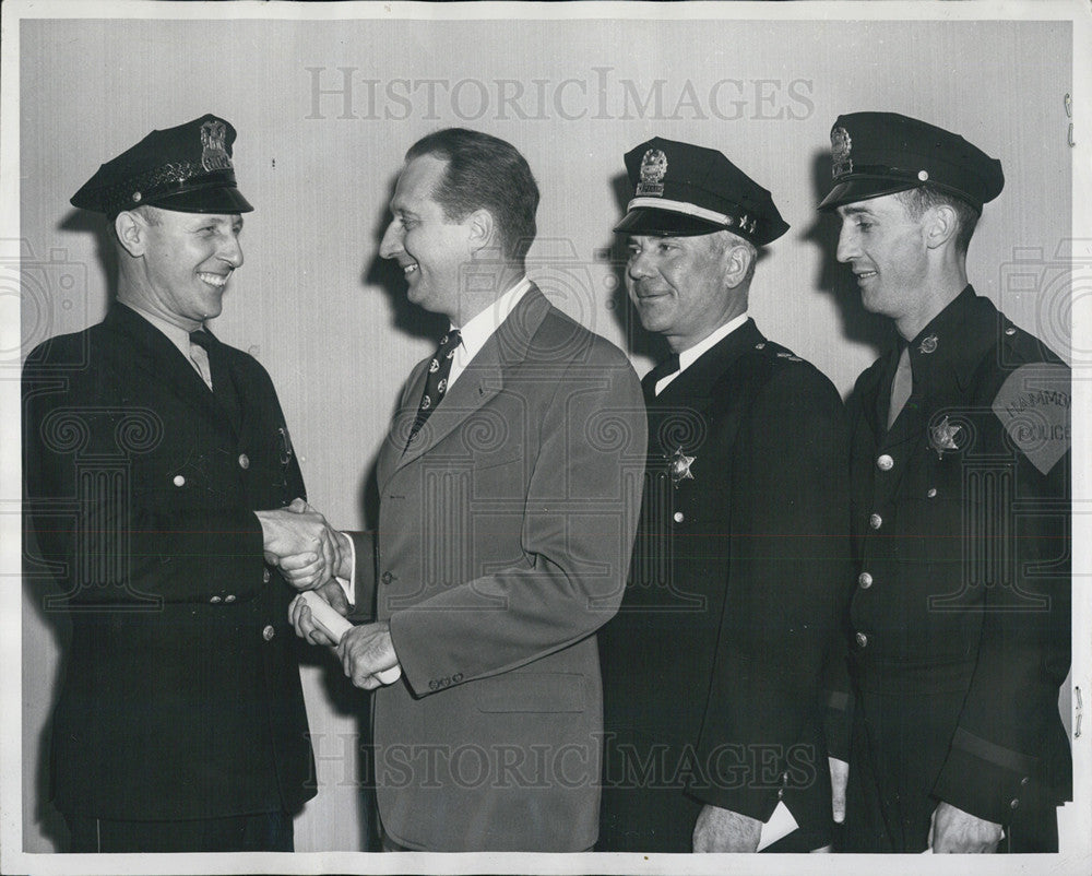 1950 Press Photo Robert Osnoss Pavol Schmal - Historic Images