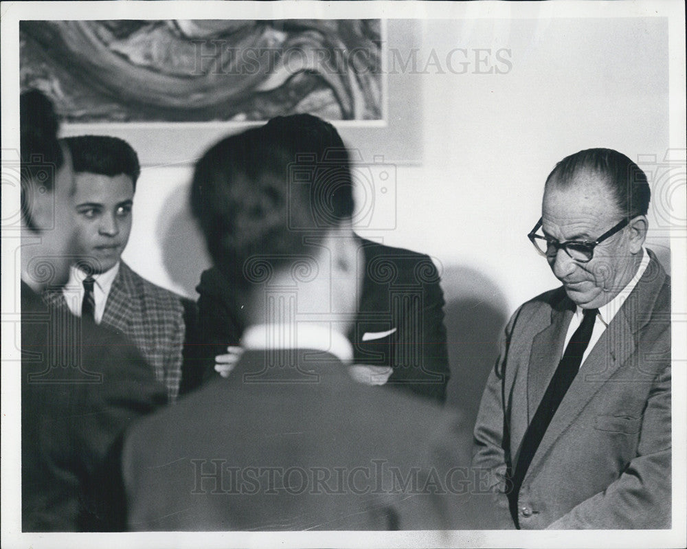 1962 Press Photo Costa Rica President Francisco Orlich - Historic Images