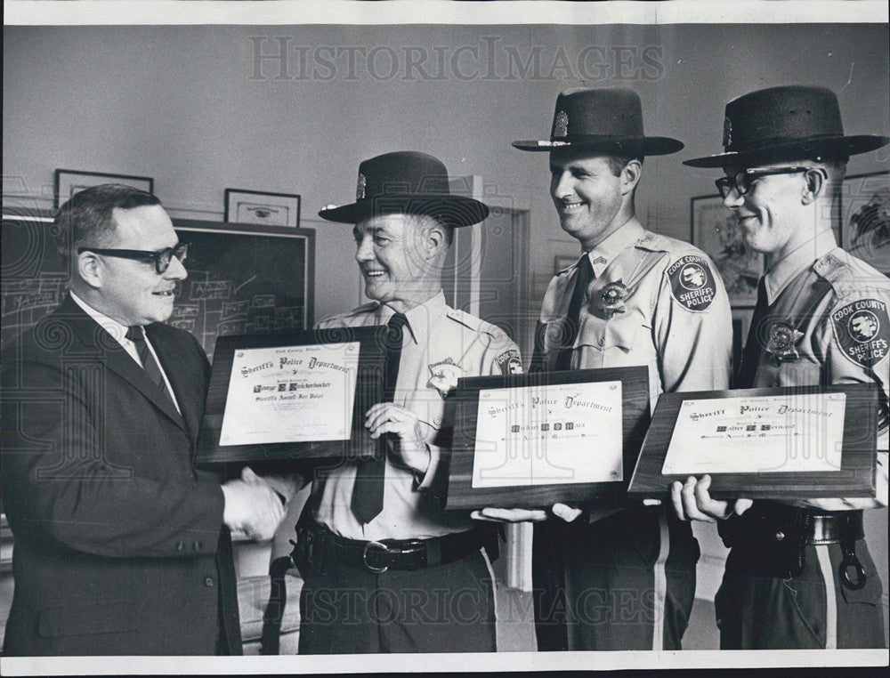 1972 Press Photo State Attorney Bernard Carey and Sherrif Michael O&#39;Mara - Historic Images