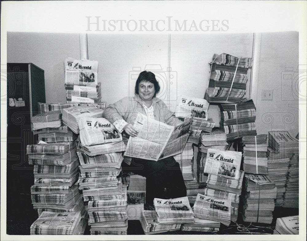 1987 Press Photo Publisher Toby Olszewski - Historic Images