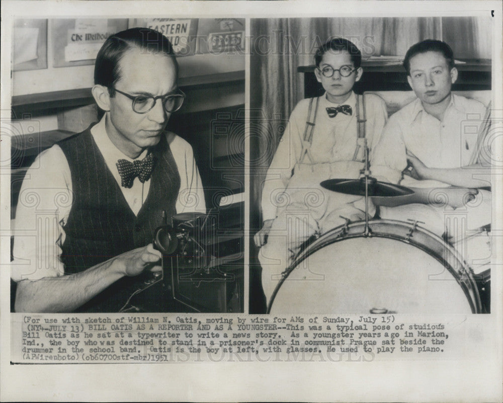 1951 Press Photo William Oatis Reporter Prague - Historic Images