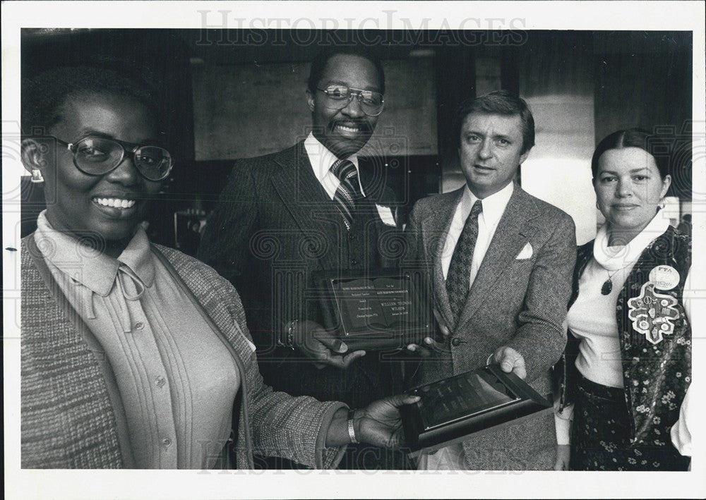 1979 Press Photo Joyce Oatman William Wilson Best Teachers Chicago - Historic Images