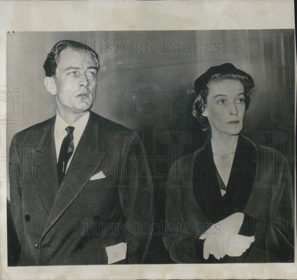 1956 Press Photo Anthony Nutting Separation British Minister of State - Historic Images