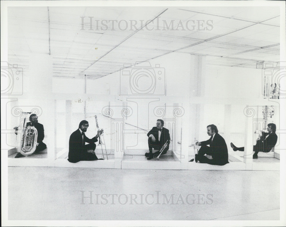 1976 Press Photo The Chicago Brass Quintet - Historic Images