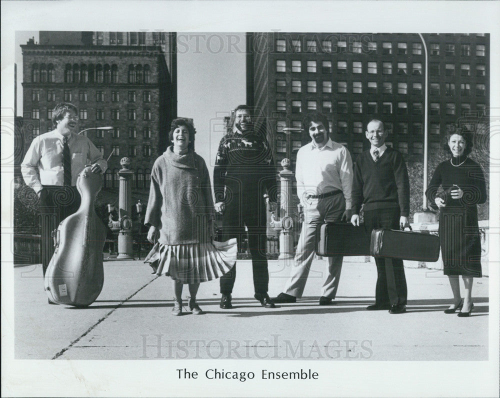 1986 Press Photo The Chicago Ensemble - Historic Images