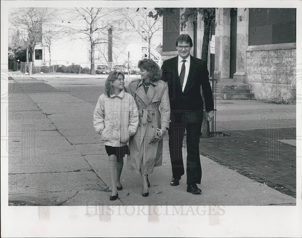 1990 Press Photo Katie Mehan Terri O&#39;Malley Jack O&#39;Malley State Attorney - Historic Images