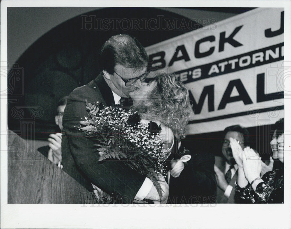 1992 Press Photo Cook County Attorney State Jack O&#39;Malley - Historic Images