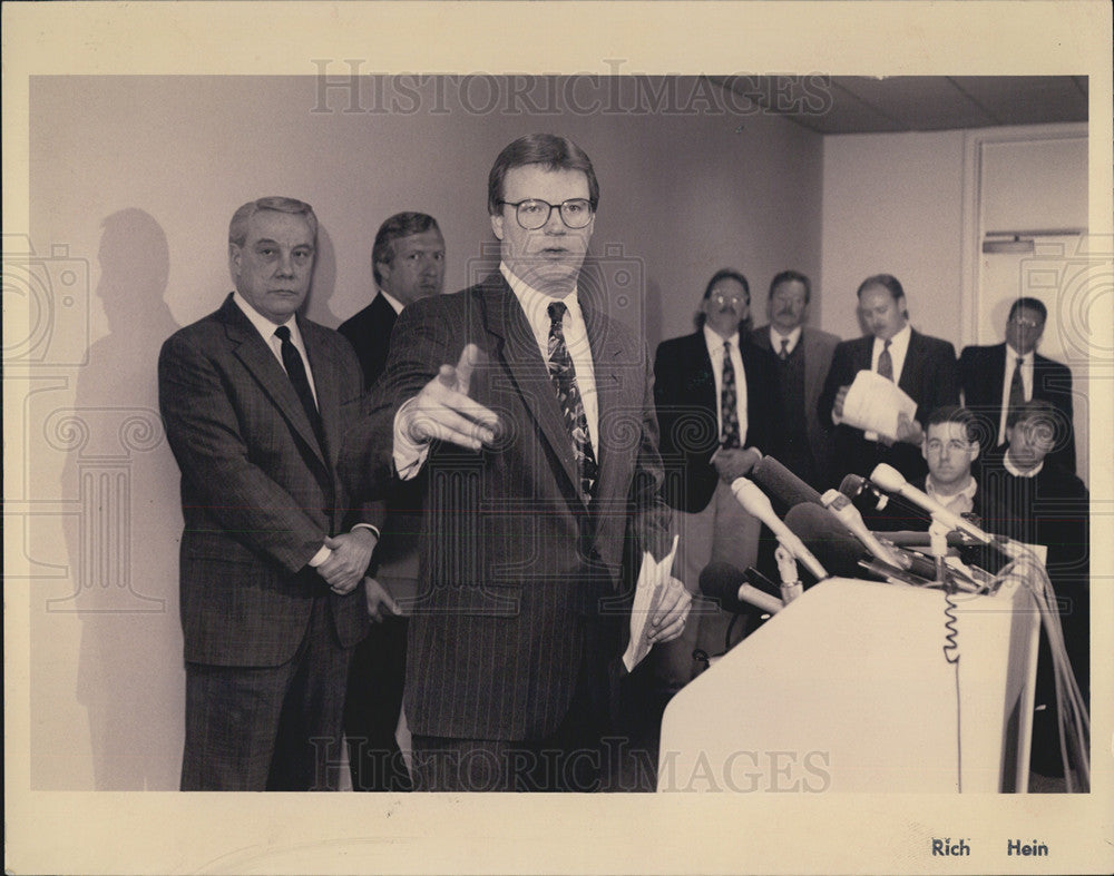 1995 Press Photo Jack OMalley Chicago Cook County State Attorney - Historic Images