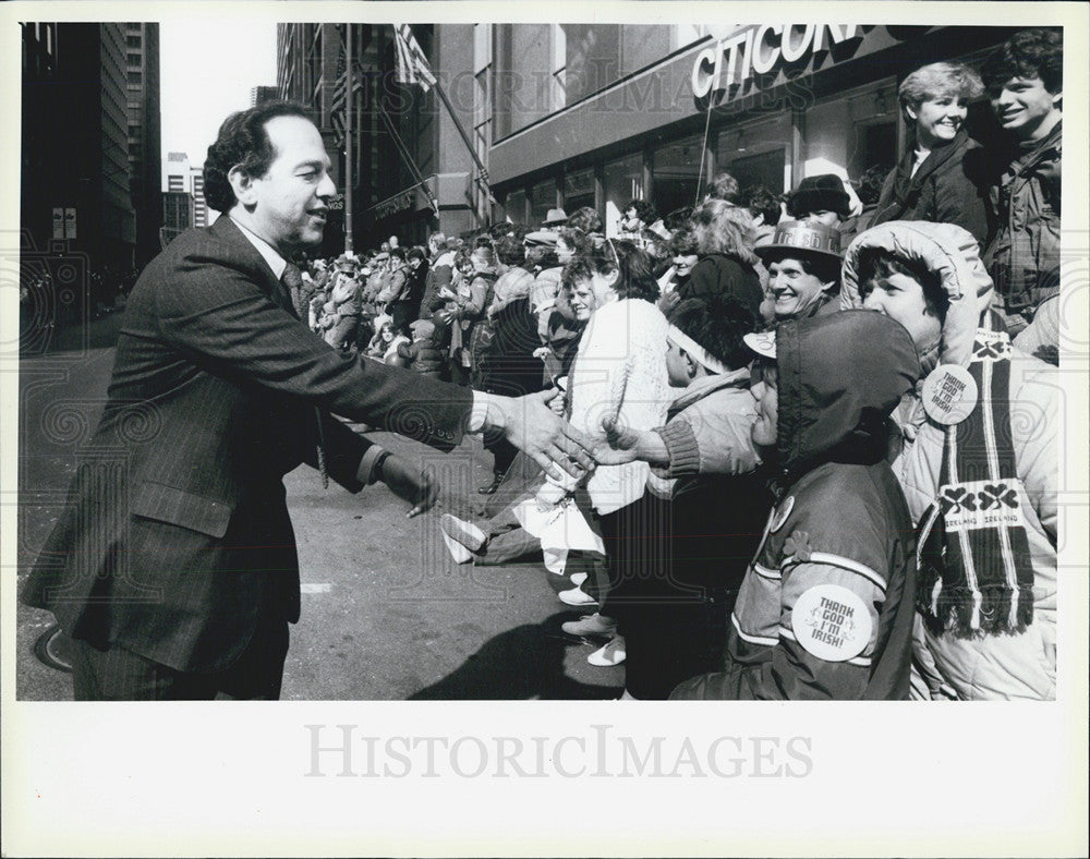 1986 Press Photo Martin Oberman, Candidate For Attorney General - Historic Images