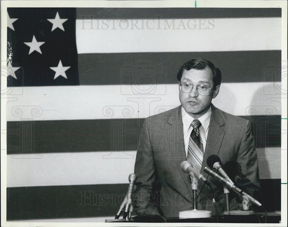 1984 Press Photo Donald Patrick O&#39;Connell Circuit Court Judge Illinois - Historic Images