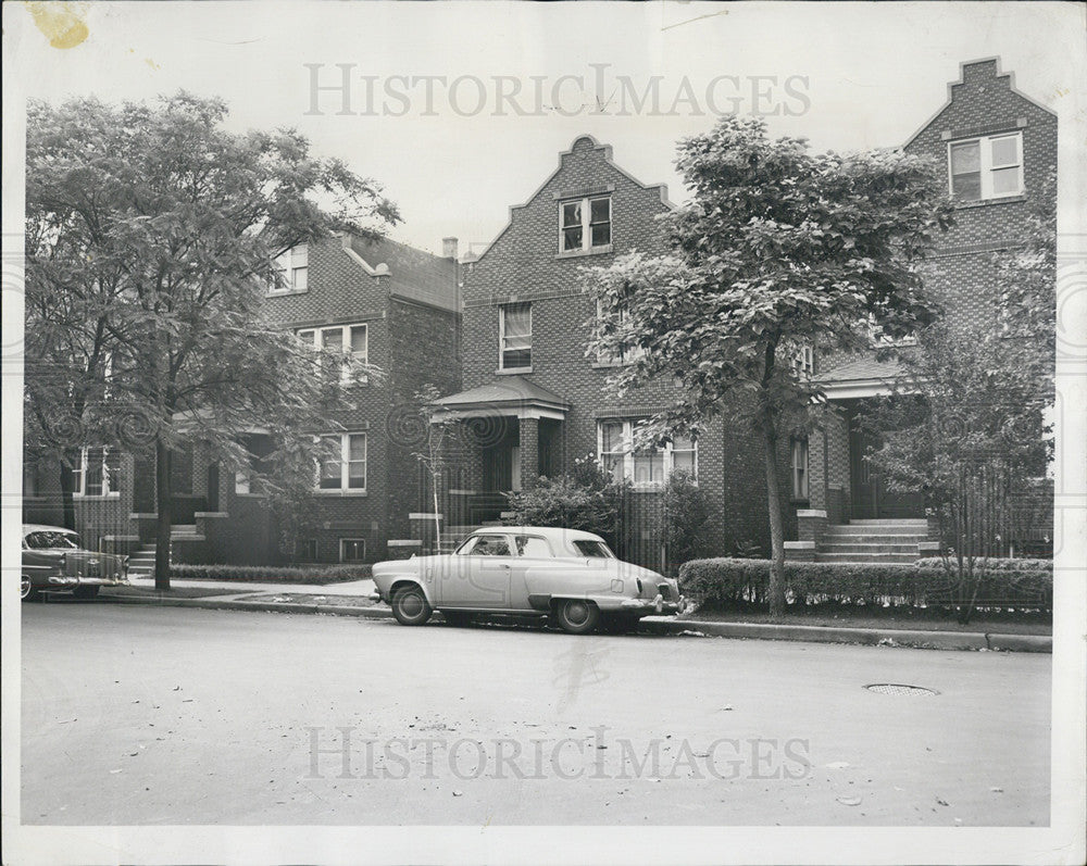 1955 Press Photo Robert &amp; Eugene O&#39;Brien Home; Figures In Kenneth Sleboda Death - Historic Images