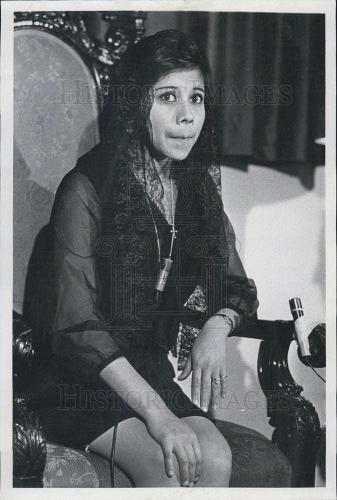 1969 Press Photo Mrs. Lupe Montez, Widow Of Heart Donor - Historic Images