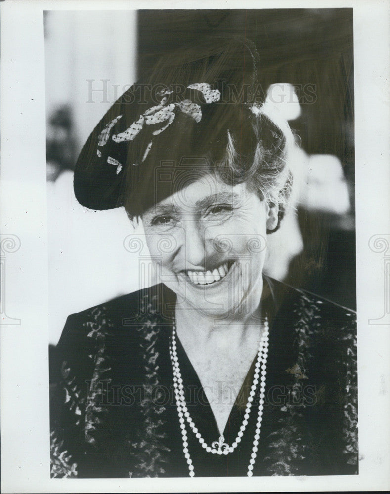 1982 Press Photo Jean Stapleton Stars In &quot;Eleanor, First Lady Of The World&quot; - Historic Images