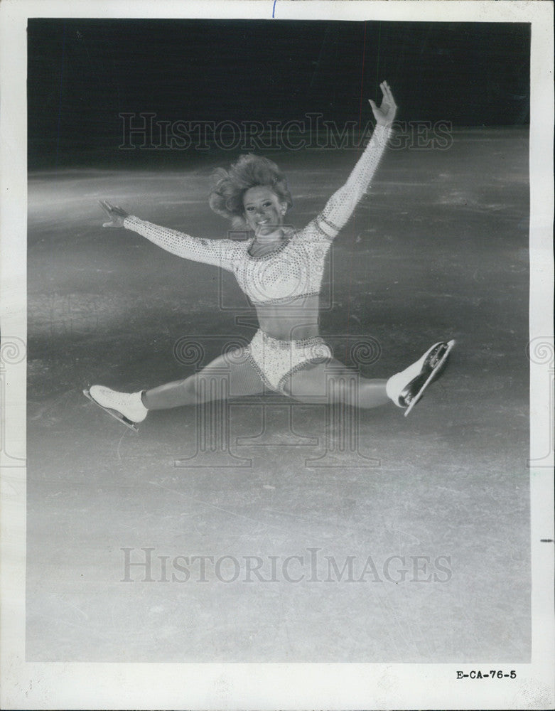 1976 Press Photo Jo Jo Starbuck, Star, United States, World, Olympic Competition - Historic Images