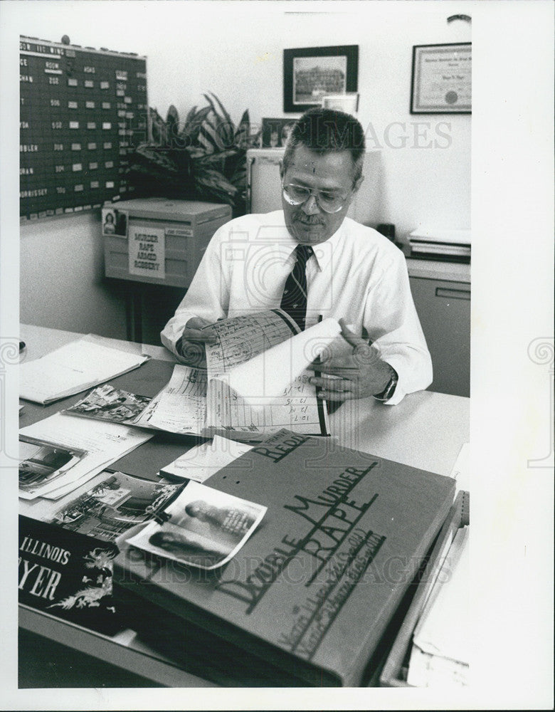 1991 Press Photo Wayne  Meyer State Attorney - Historic Images