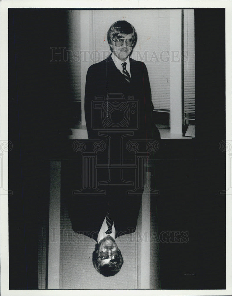 1982 Press Photo James L. Stack Executive director of Illinois Family Planning - Historic Images