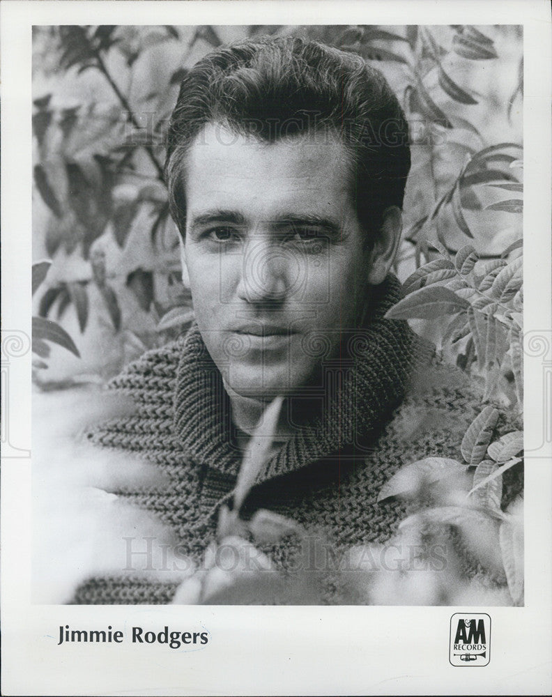 Press Photo Jimmie Rodgers Musician - Historic Images