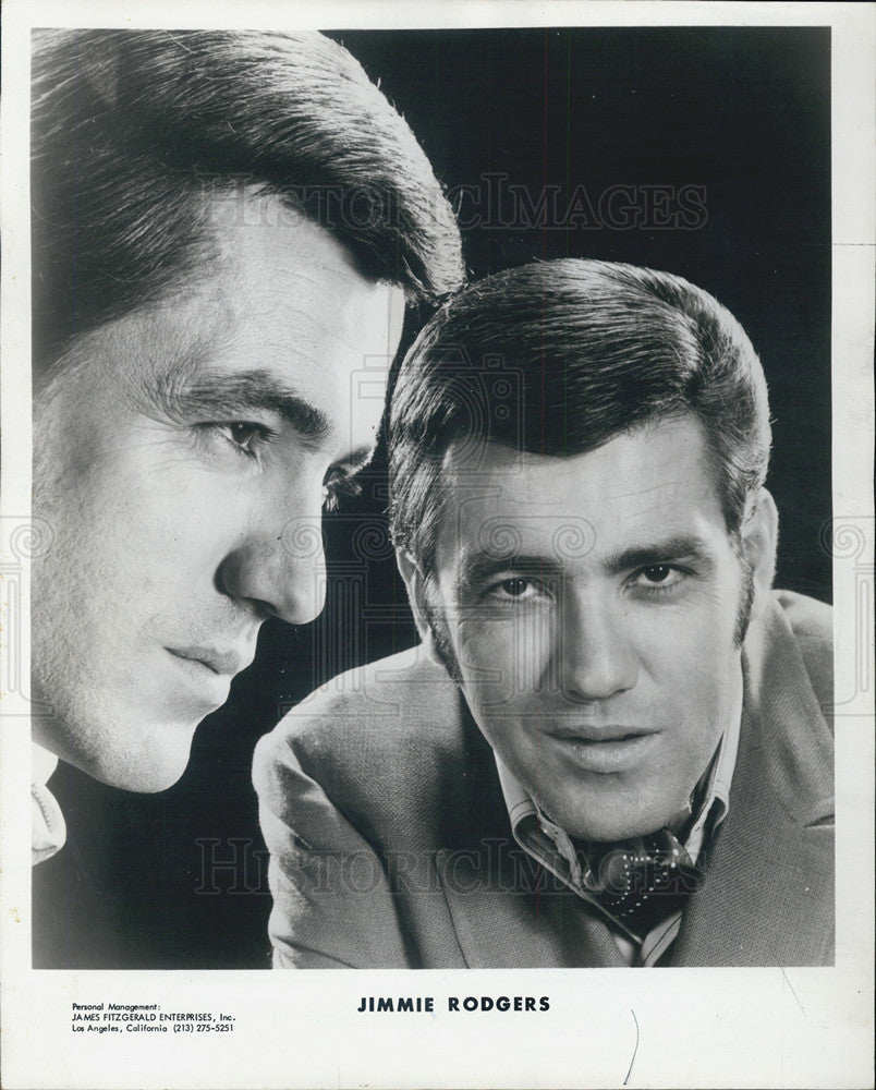 1971 Press Photo Jimmie Rodgers Musician - Historic Images