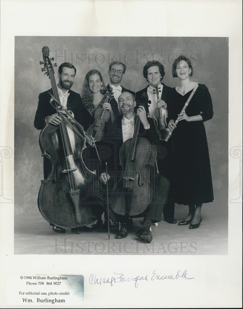 1996 Press Photo Chicago Borque Ensemble, American Musical Group. - Historic Images