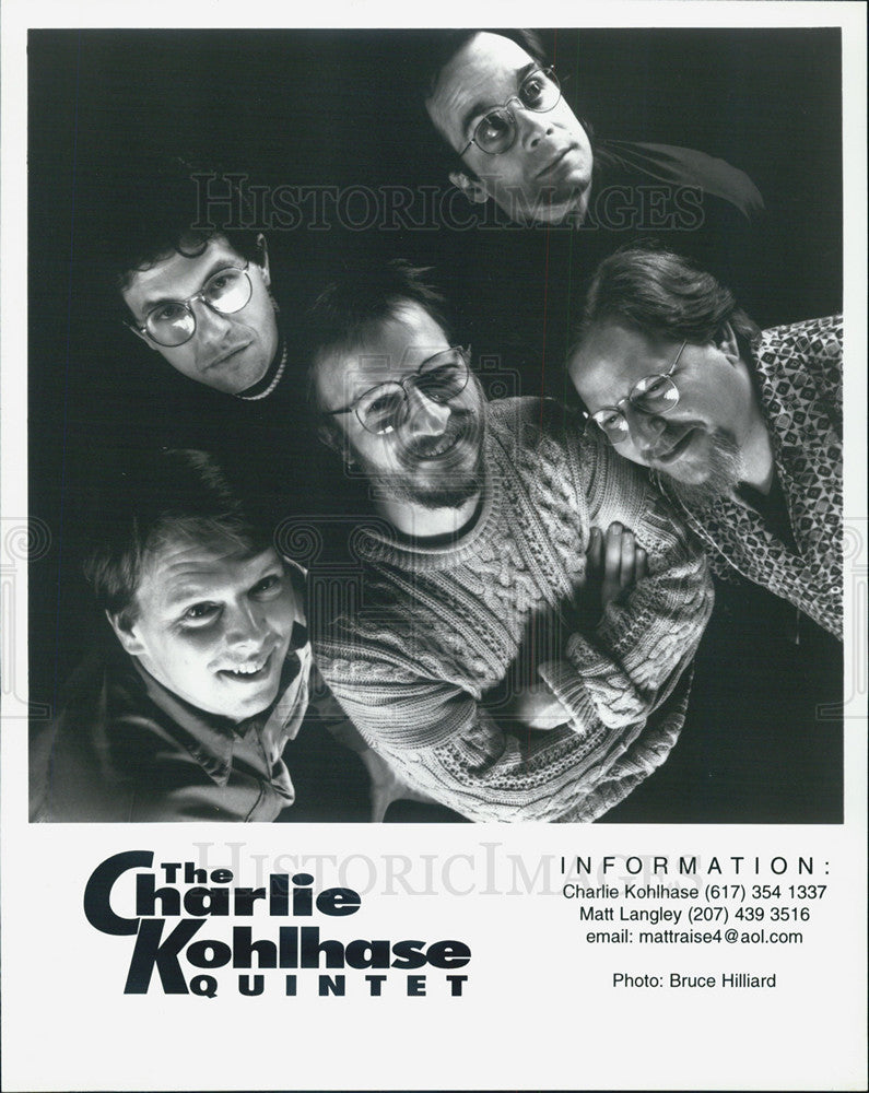 1996 Press Photo The Charlie Kohlhase Quintet American Musical Band. - Historic Images