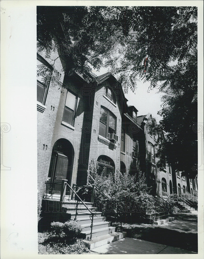 1983 Press Photo Home of Alderman Martin J. Oberman - Historic Images