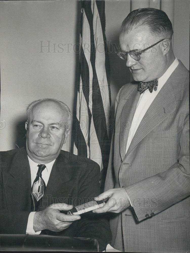 1957 Press Photo Police Commissioner O&#39;Connor - Historic Images