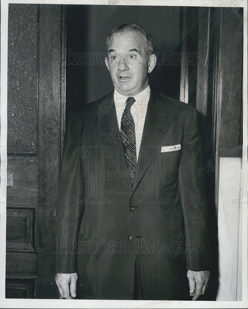 1957 Press Photo Capt. Harry O&#39;Connell appears before Grand Jury - Historic Images