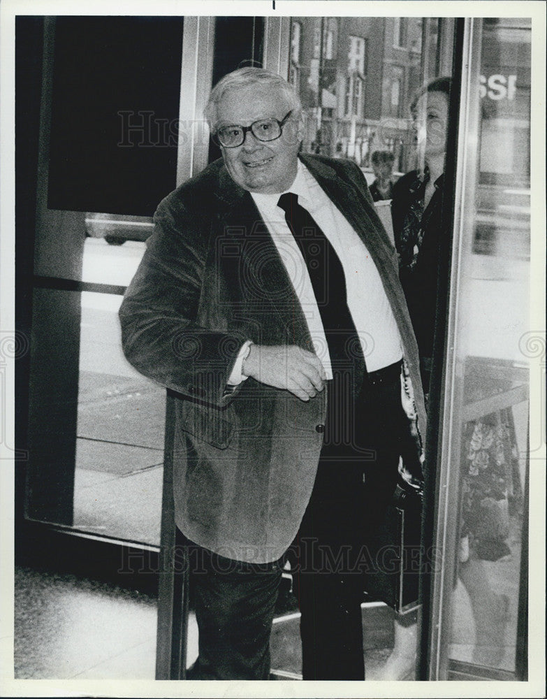 1987 Press Photo former judge James Oakey Federal Building trial - Historic Images