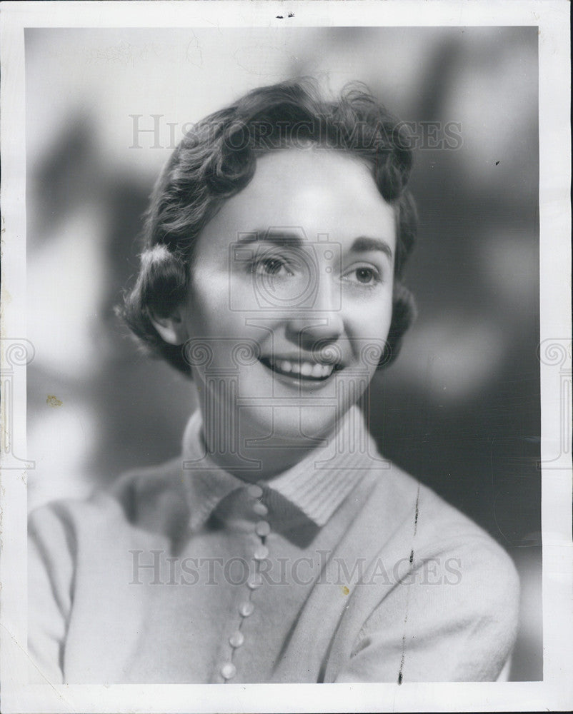 1957 Press Photo Sara Ann Downs - Historic Images