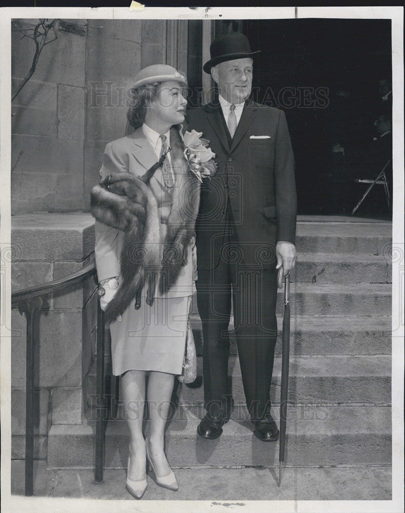 1962 Press Photo Mr. and Mrs. John J. O&#39;Brian - Historic Images