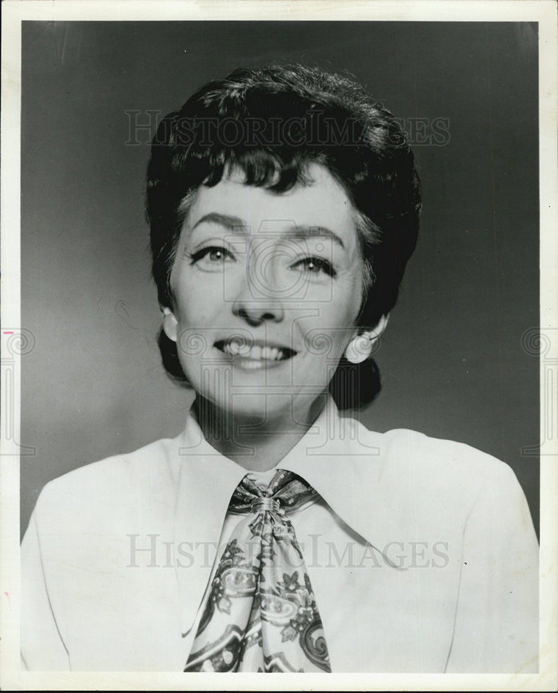 1971 Press Photo Mary Jane Odell, host of The Big Story - Historic Images