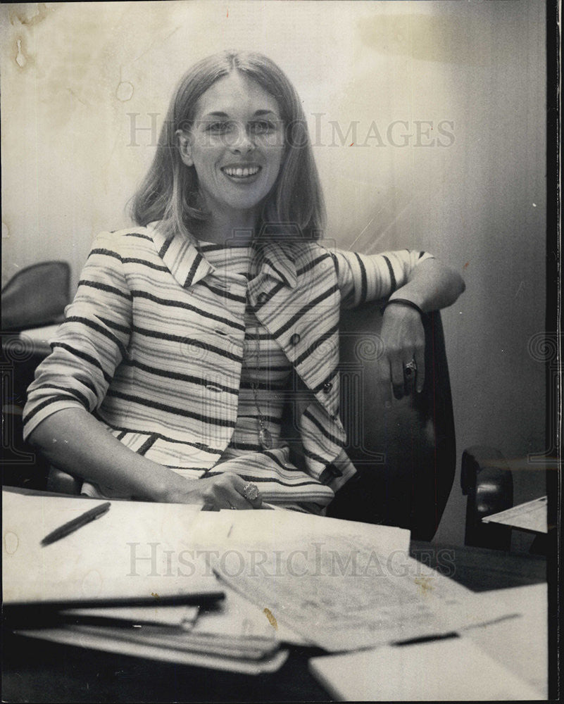 1973 Press Photo Patrick Oakley Illinois Authority headquarters Oak Brook - Historic Images