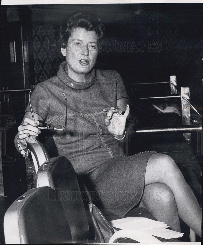 1967 Press Photo Mrs. Paul W. Oliver President Woman&#39;s Bouard Presbyterian St. - Historic Images