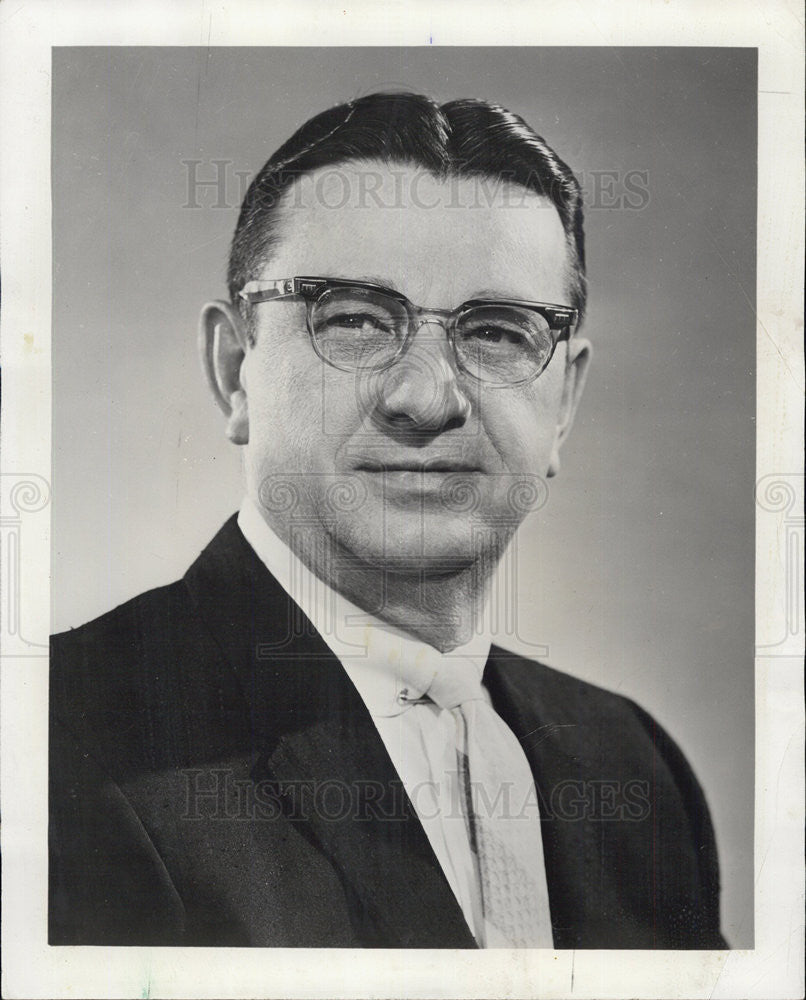 1960 Press Photo Theodore A. Swinarski Democratic Candidate Superior Court Clerk - Historic Images