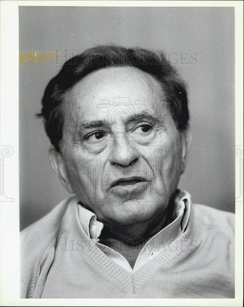 1987 Press Photo Joseph Stein, Author of the musical Rags - Historic Images